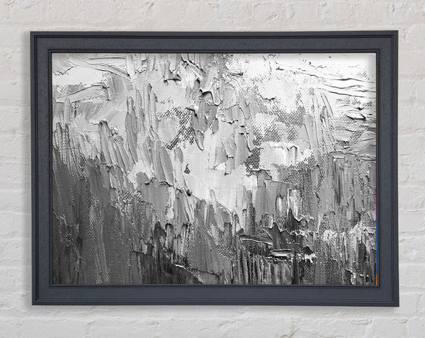 Black and white acrylic textures