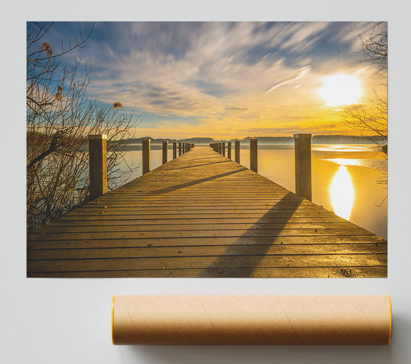 Walkway To The Lake