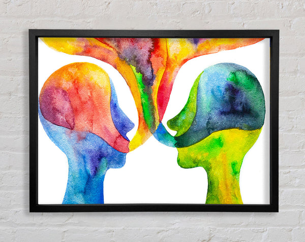 Soul connection in watercolour