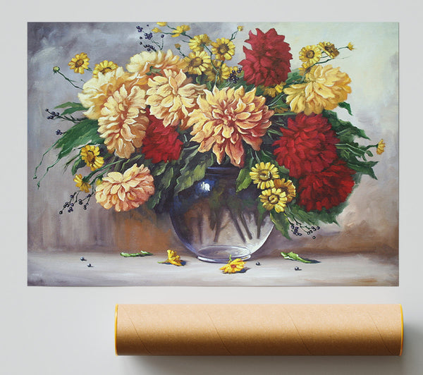 Vase Of Flowers Painting