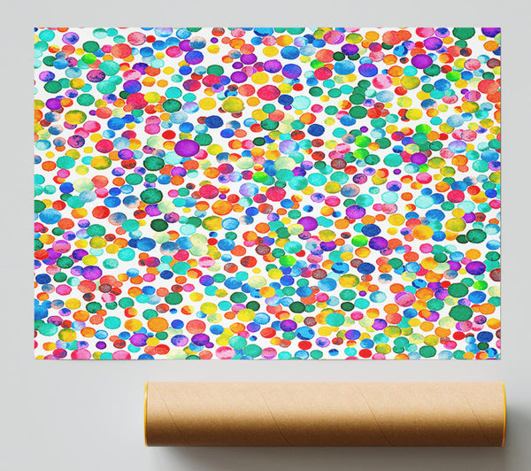 Thousands Of Watercolour Dots