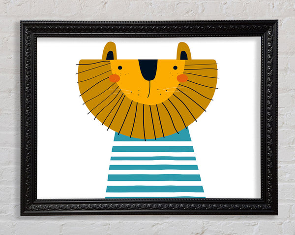 Lion In Striped Clothes