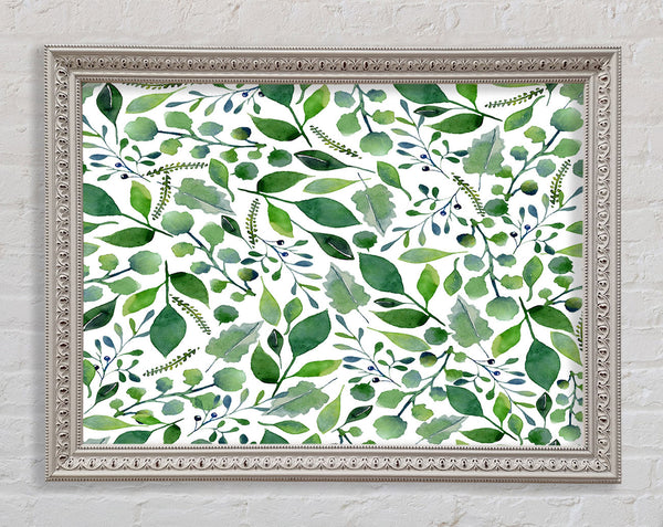 Green Leafy Pattern