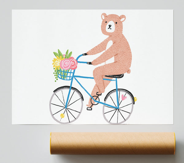 Bear Riding A Bike