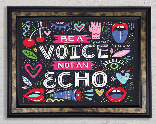 Be A Voice Not An Echo