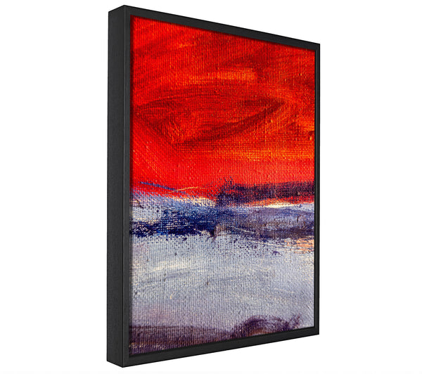 A picture of a Red To Grey framed canvas print sold by Wallart-Direct.co.uk