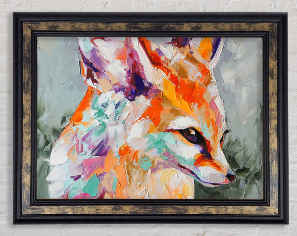 Vibrant Fox Painting