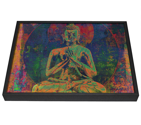 A picture of a The Proud Buddha framed canvas print sold by Wallart-Direct.co.uk