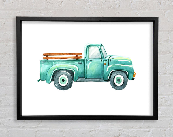 Pick Up Truck Watercolour