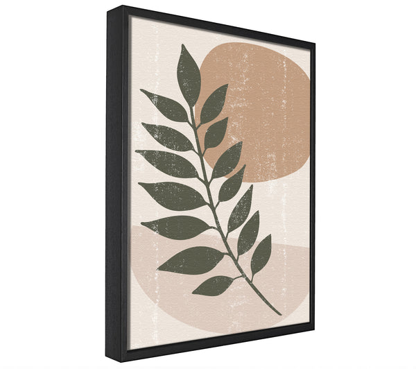 A picture of a Leaf Of Modern Art framed canvas print sold by Wallart-Direct.co.uk