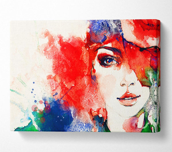 Watercolour Splash Woman