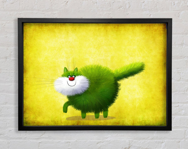 The Green Fuzzy Cat