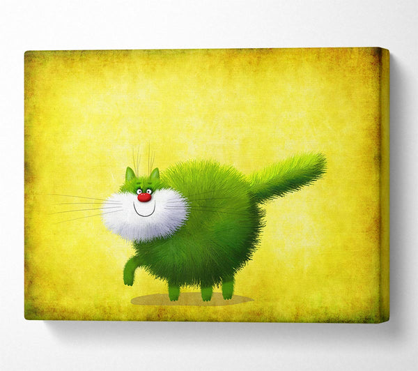 The Green Fuzzy Cat