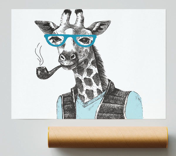 The Giraffe With Glasses