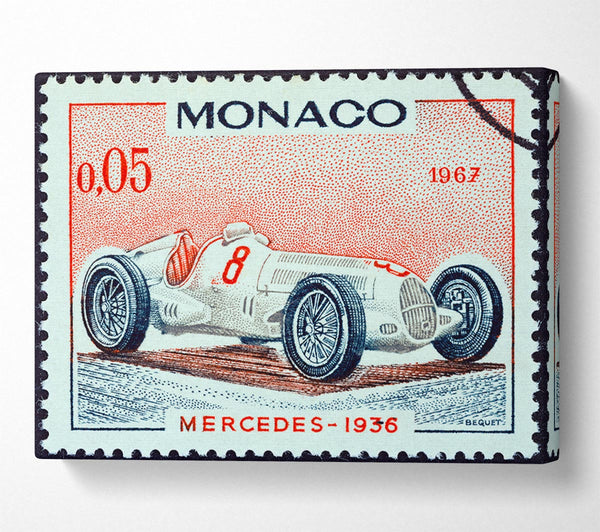 Monaco Race Stamp