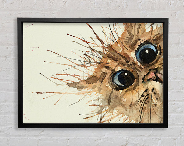 Aquarell Splat Katze