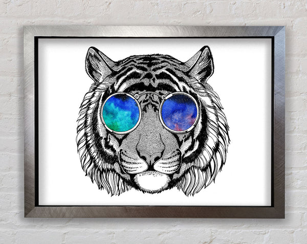 Glasses On A Tiger Hipster