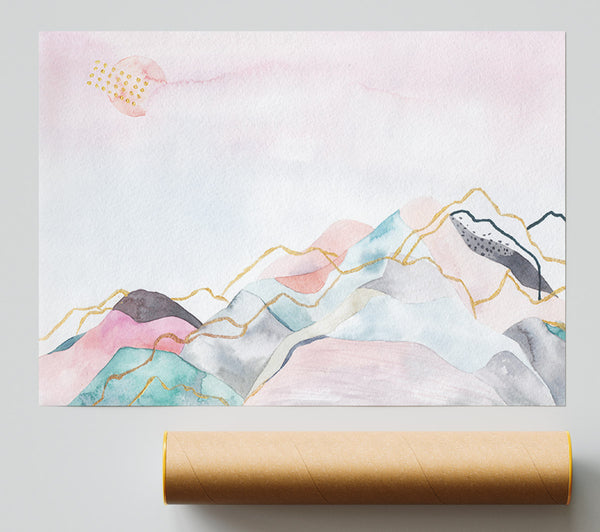 The Pastel Mountain View