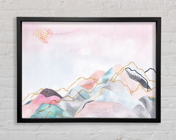 The Pastel Mountain View