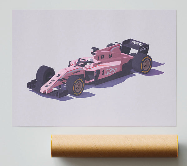 Pink F1 Car