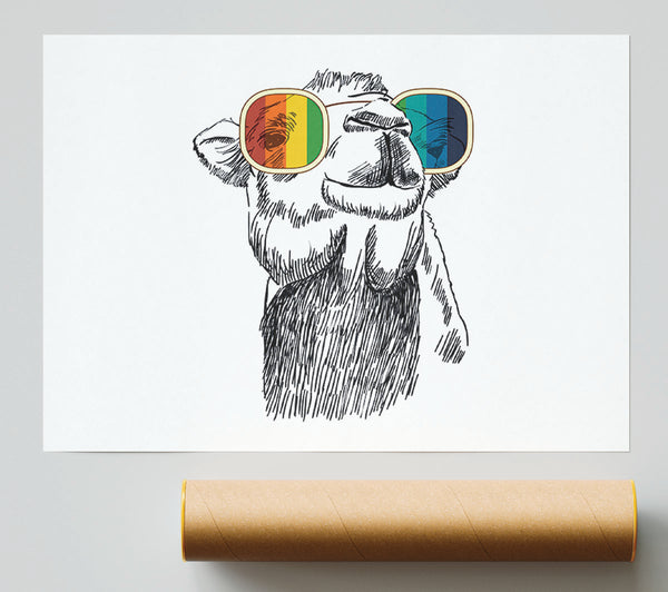 Colourful Glasses Camel