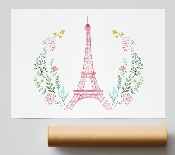 Eiffel Tower Wreath