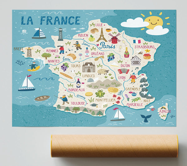 A Map Of France