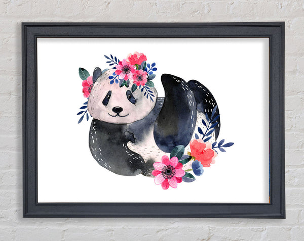 Cute Floral Panda