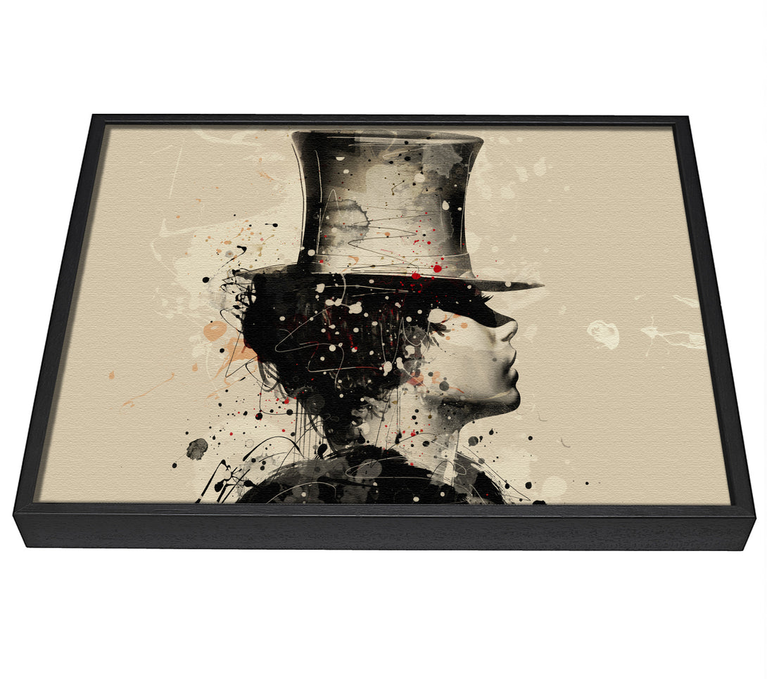 A picture of a Top Hat Royalty framed canvas print sold by Wallart-Direct.co.uk