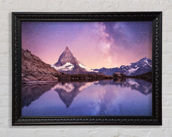 Mountains On The River Reflections Star