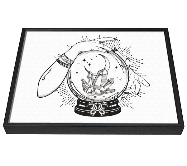 A picture of a Casting A Spell framed canvas print sold by Wallart-Direct.co.uk