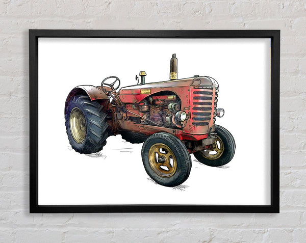 The Old Red Tractor