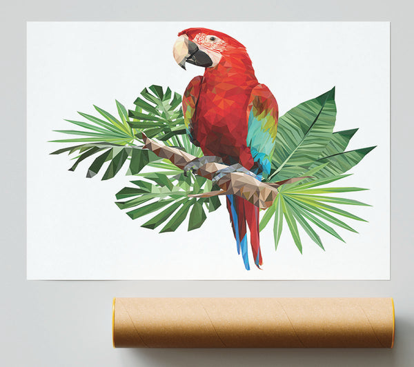 Parrot On A Branch