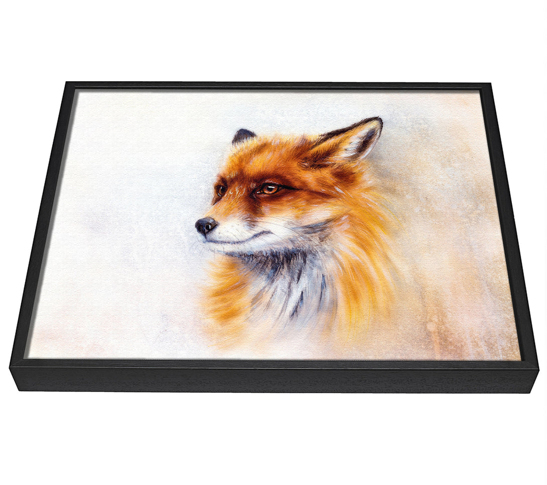 A picture of a Fox Head Beauty framed canvas print sold by Wallart-Direct.co.uk