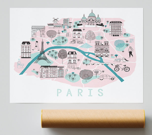 Little Map Of Paris