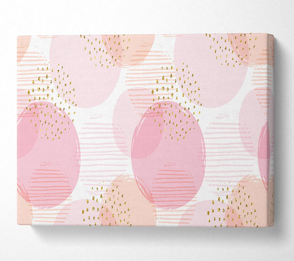 Peach Circles And Dots