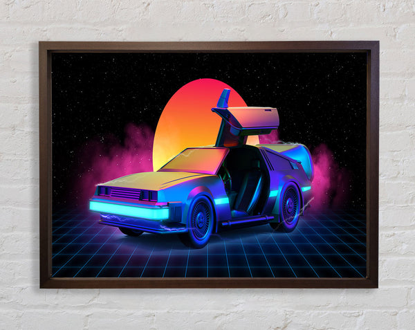 Delorean Smoke Sunrise