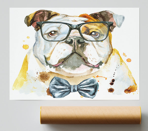 The Bulldog With Glasses