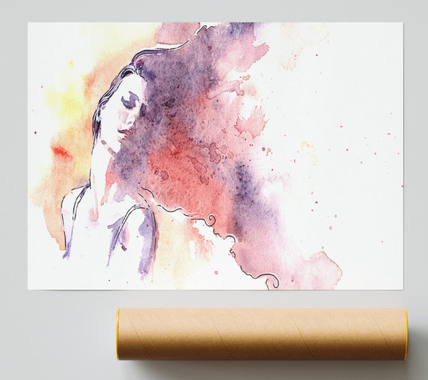 Watercolour Woman Flow