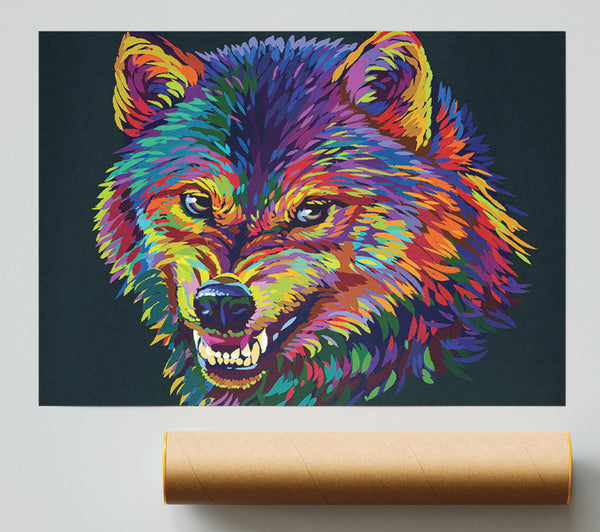 Growling Wolf Colour