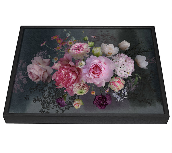 A picture of a Realism Flowers framed canvas print sold by Wallart-Direct.co.uk