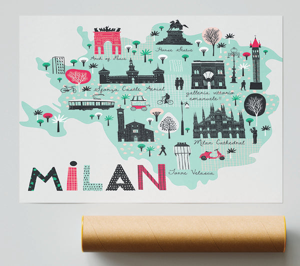 The Little Map Of Milan