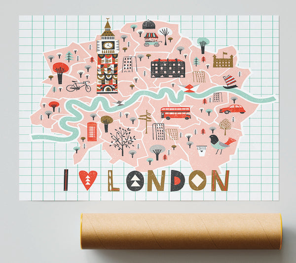 The Little Map Of London 2