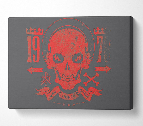 Retro Skull Red