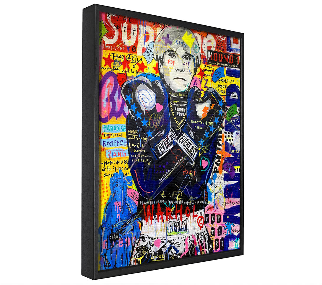 A picture of a Pop Art Pioneer canvas framed print, sold by Wallart-Direct.co.uk