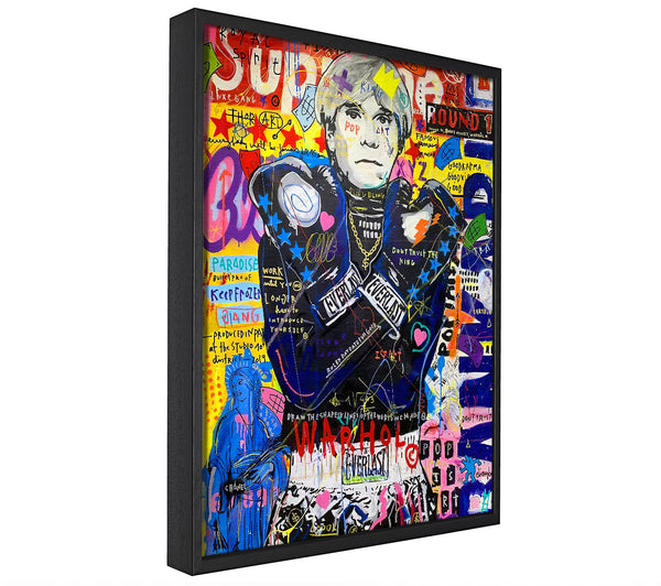 A picture of a Pop Art Pioneer canvas framed print, sold by Wallart-Direct.co.uk