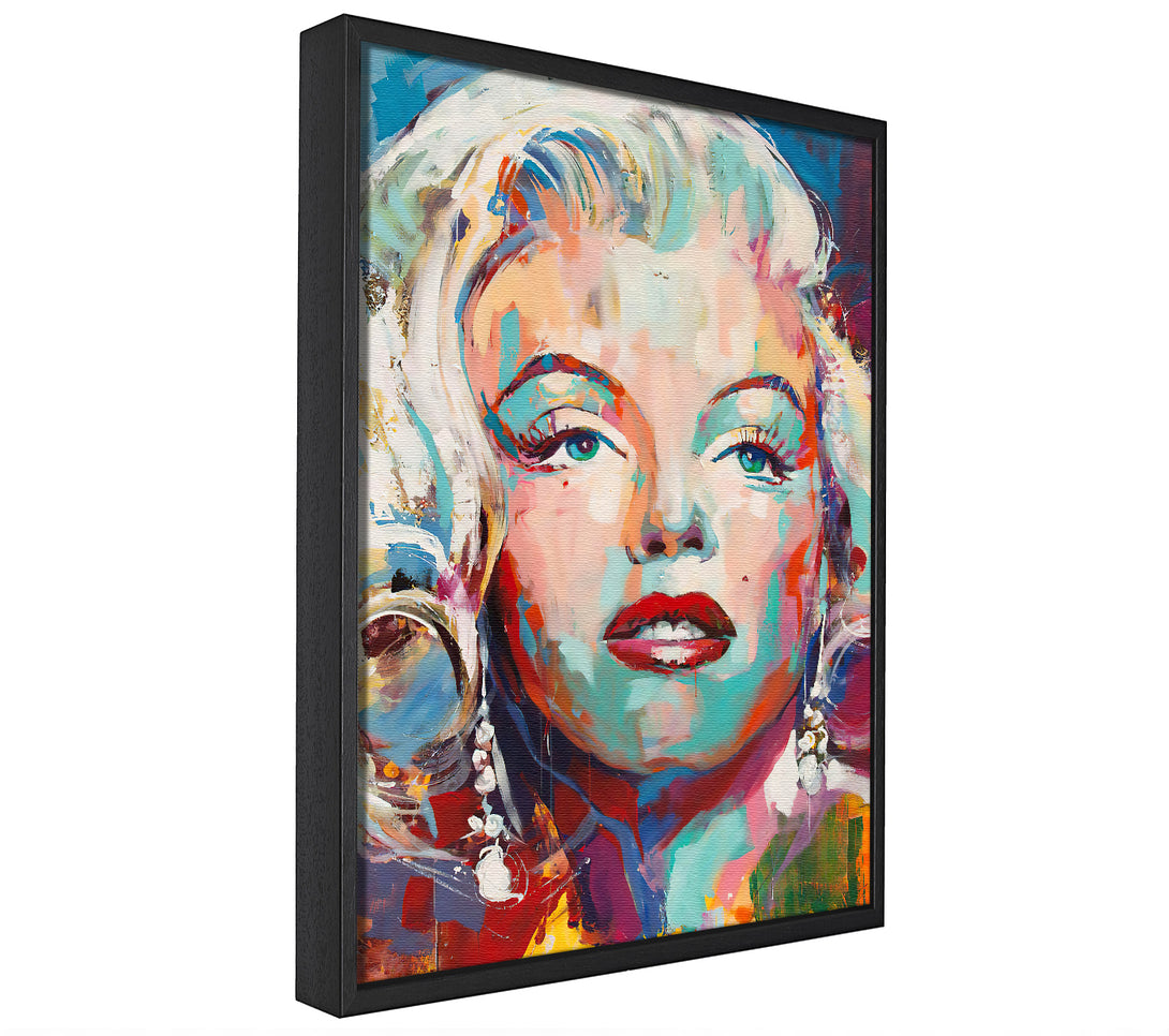 A picture of a Marilyn Monroe Graffiti canvas framed print, sold by Wallart-Direct.co.uk