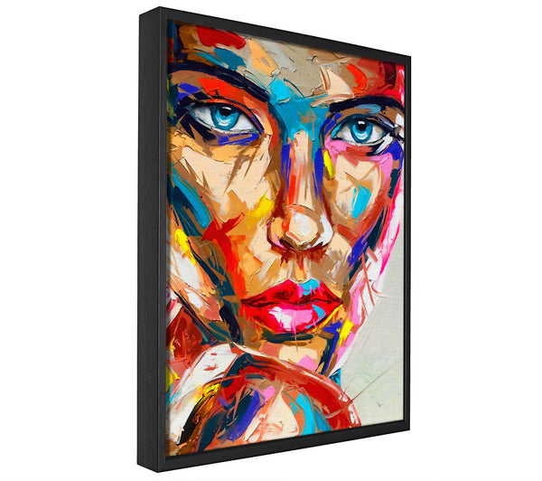 A picture of a Strike A Pose canvas framed print, sold by Wallart-Direct.co.uk