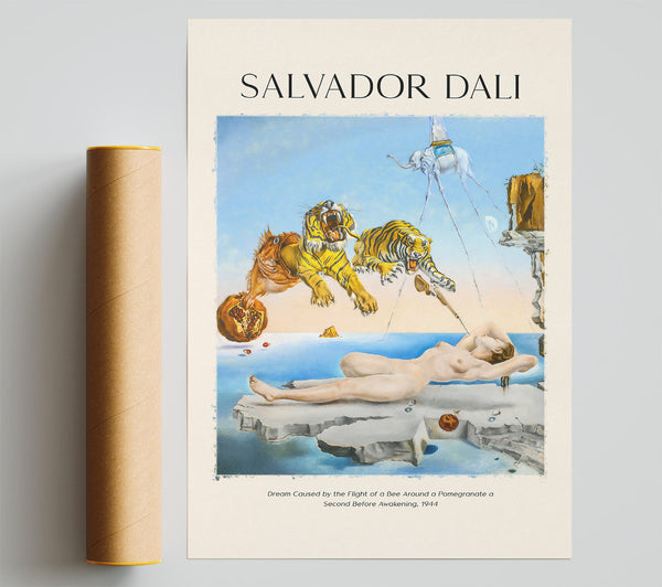 Dream Caused By The Flight Of A Bee By Salvador Dali