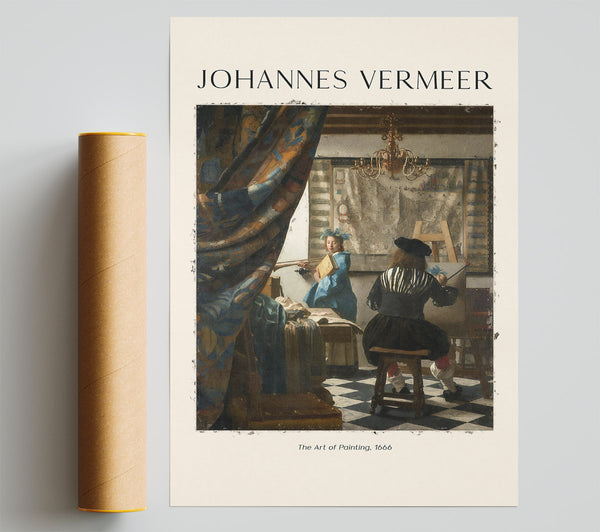 The Art Of Painting, 1666 By Johannes Vermeer